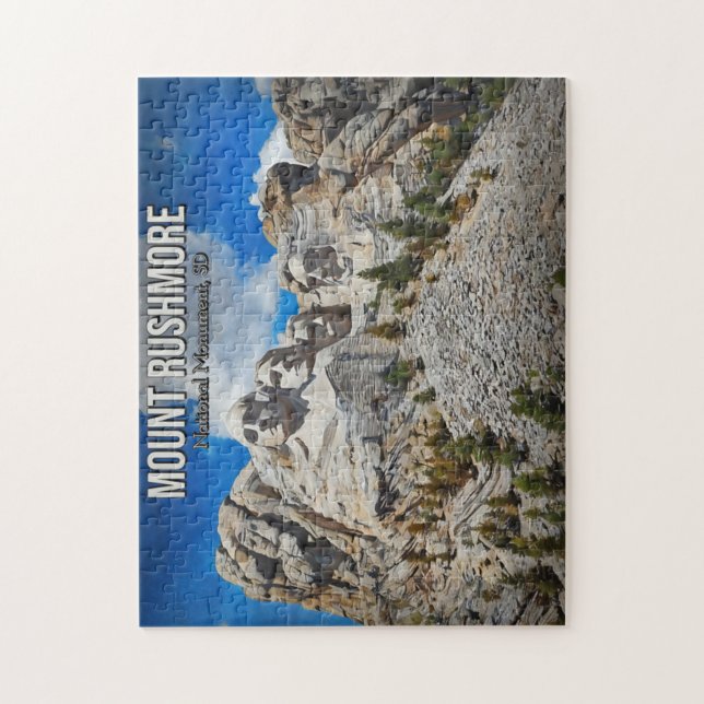 Mount Rushmore National Monument, South Dakota Pussel (Vertikal)