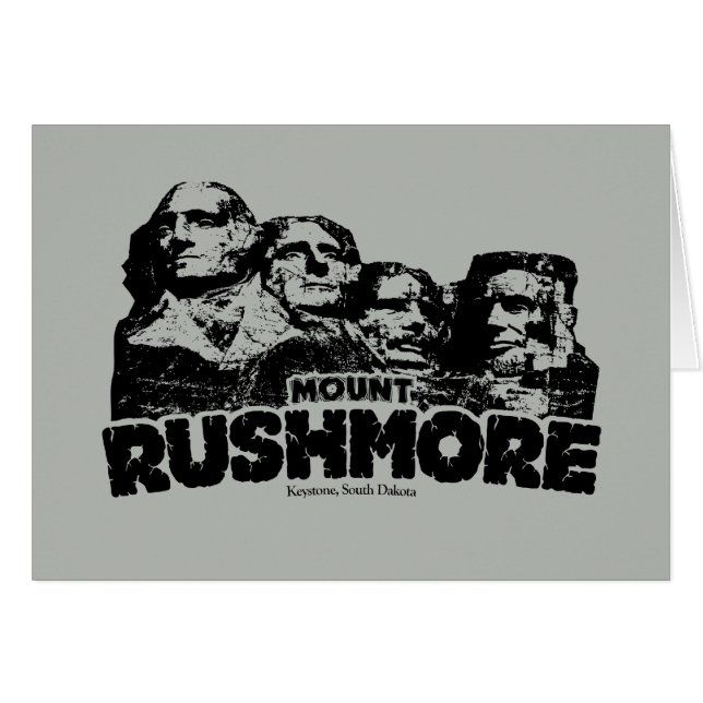 Mount Rushmore OBS Kort (Framsidan Horizontal)