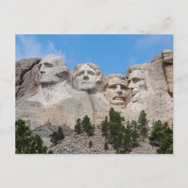 Mount Rushmore om våren Vykort (Framsida)