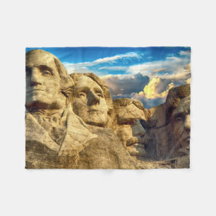Mount Rushmore President Memorial Fleecefilt