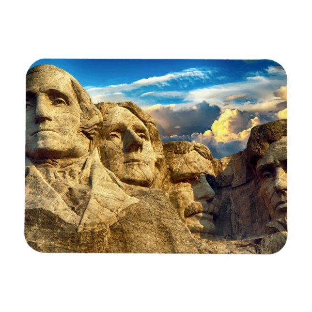 Mount Rushmore President Memorial Magnet (Horisontell)