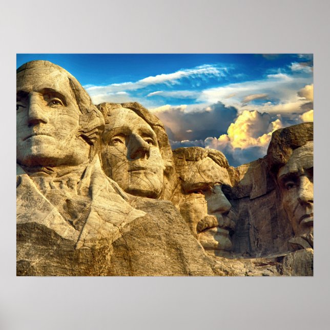 Mount Rushmore President Memorial Poster (Framsidan)