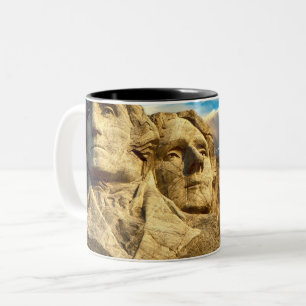 Mount Rushmore President Memorial Två-Tonad Mugg