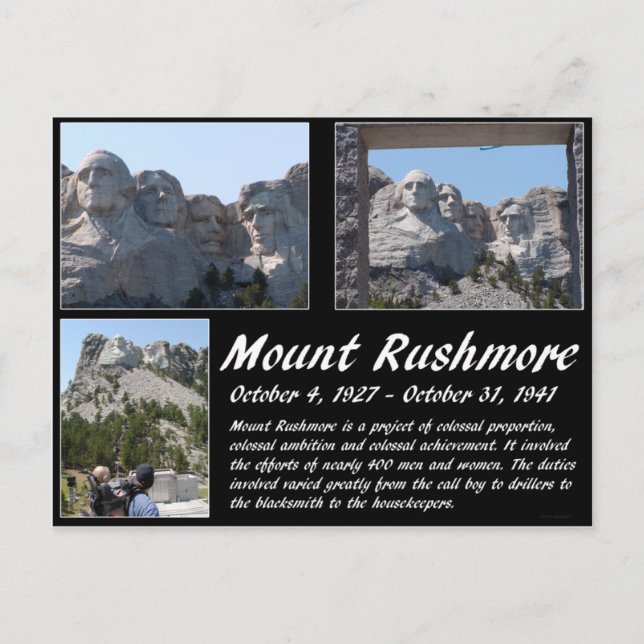 Mount Rushmore Series #2 Vykort (Framsida)