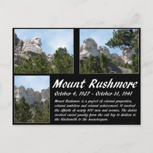 Mount Rushmore Series #3 Vykort