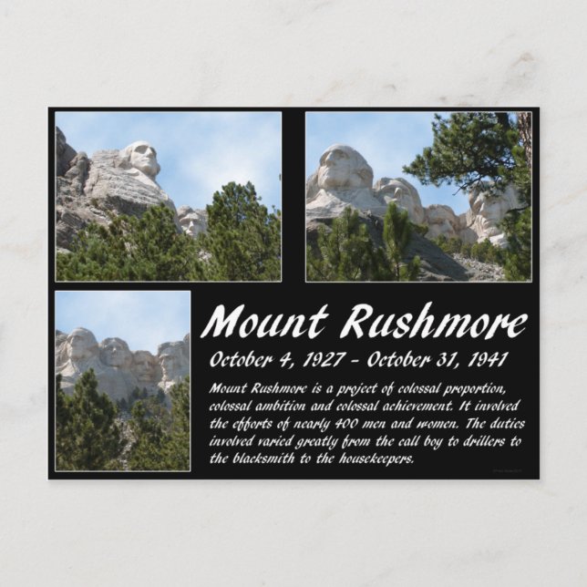 Mount Rushmore Series #3 Vykort (Framsida)