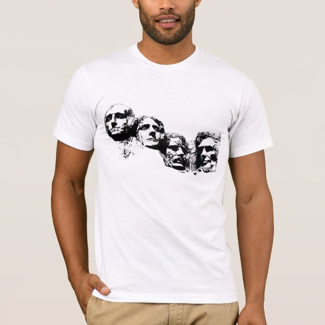 Mount Rushmore Silhouette Tee (Framsida)