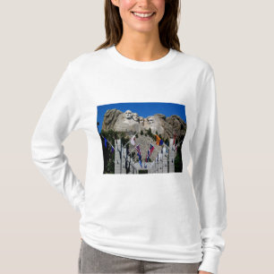 Mount Rushmore South Dakota flaggasouvenir Tee Shirt