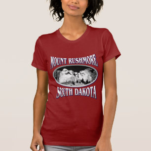 Mount Rushmore South Dakota mörkTshirts T-shirt