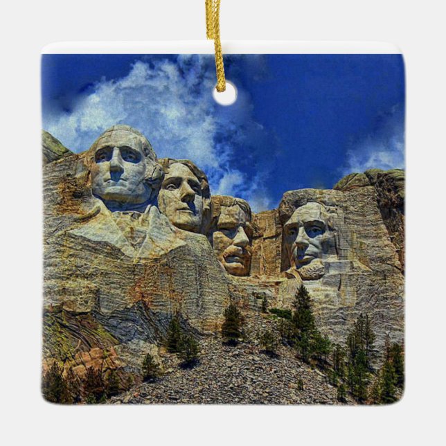 Mount Rushmore South Dakota Ornament (Framsida)