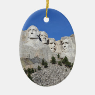 Mount Rushmore South Dakota presidenter USA Julgransprydnad Keramik