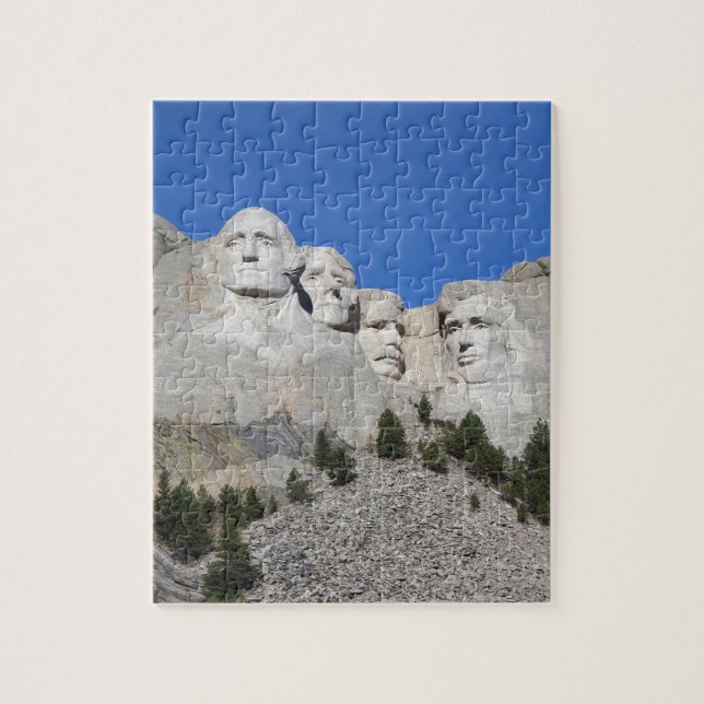 Mount Rushmore South Dakota presidenter USA Pussel (Vertikal)