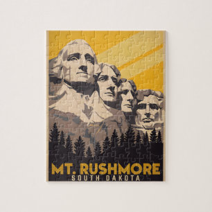 Mount Rushmore, South Dakota Pussel