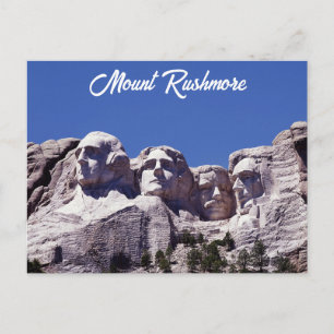 Mount Rushmore South Dakota Travel Photo Vykort