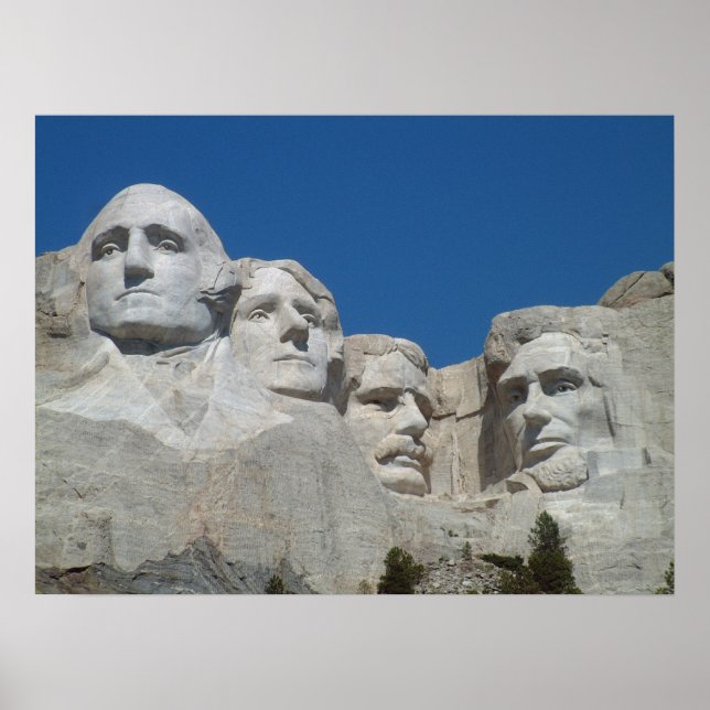 Mount Rushmore, South Dakota, USA:s presidenter Poster (Framsidan)