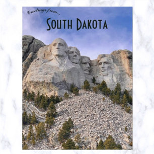 Mount Rushmore South Dakota USA Vykort