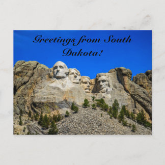 Mount Rushmore, South Dakota Vykort
