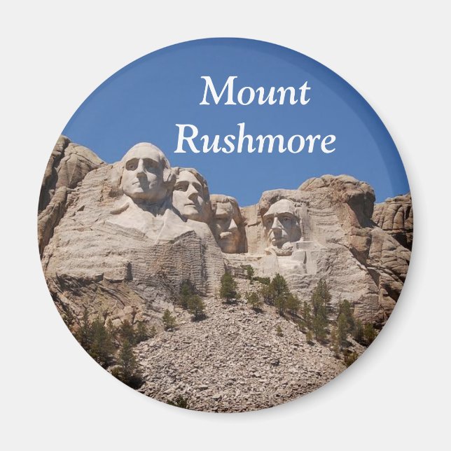 Mount Rushmore - souvenir magnet (Framsidan)