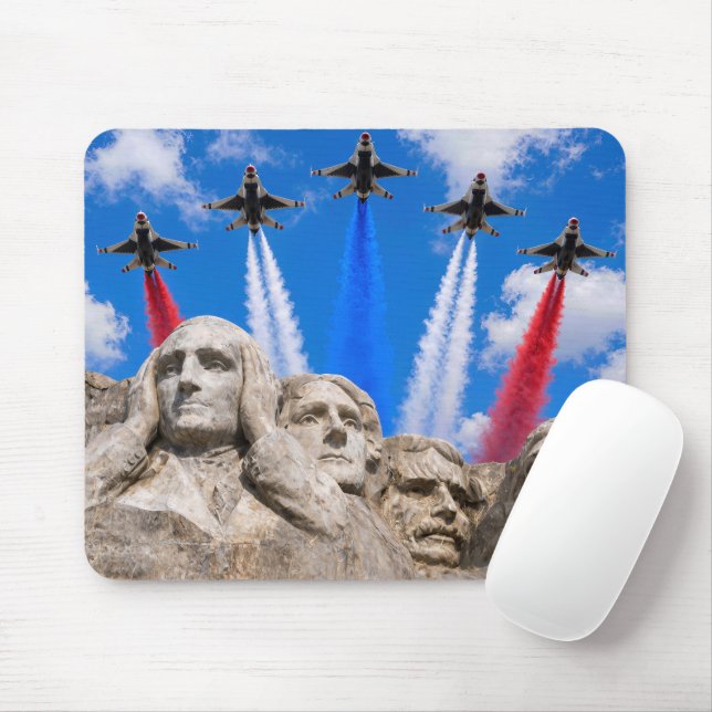 Mount Rushmore stridsflygplans överflygning Musmatta (Med mus)