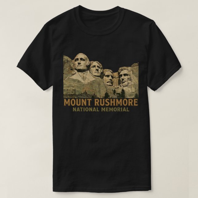 Mount Rushmore T Shirt (Design framsida)