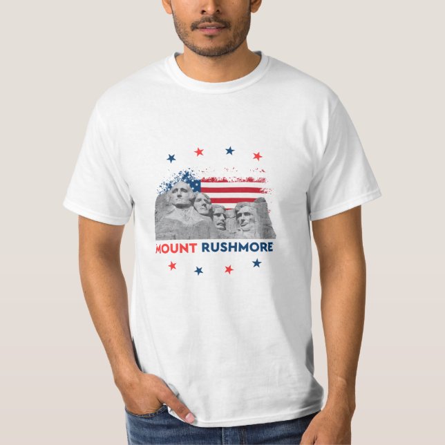 Mount Rushmore T-Shirt - Iconic American Landmark (Framsida)