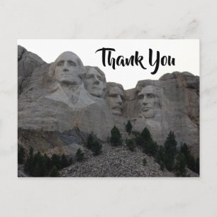 Mount Rushmore Tack Vykort