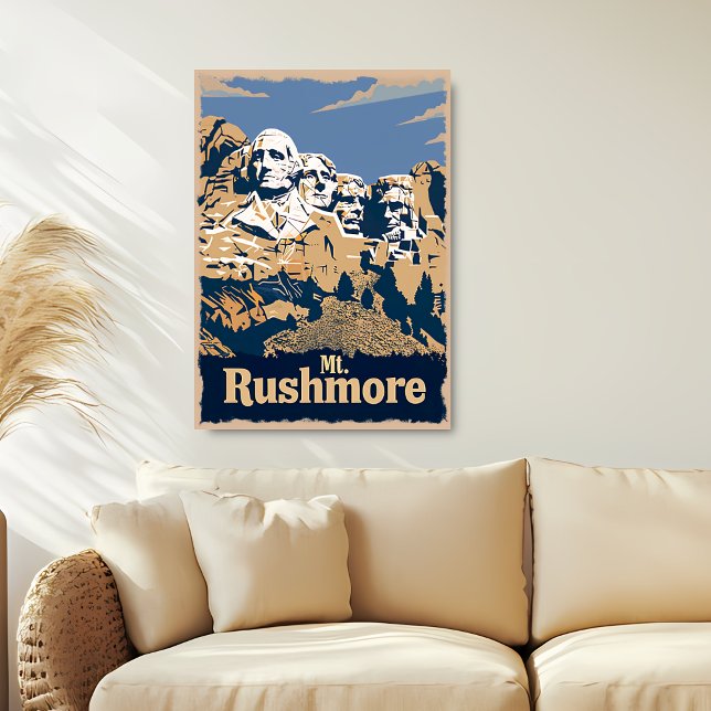 Mount Rushmore Travel Poster (Skapare uppladdad)