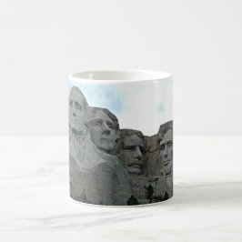 Mount Rushmore Tribute Kärlek Kaffemugg