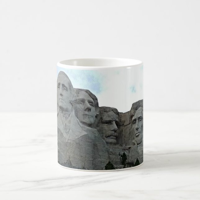 Mount Rushmore Tribute Kärlek Kaffemugg (Center)