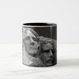 Mount Rushmore Två-Tonad Mugg