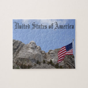 Mount Rushmore USA pussel