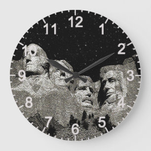 Mount Rushmore, väggklocka