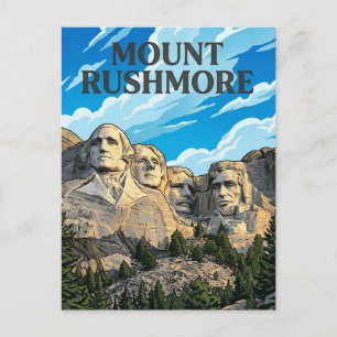 Mount Rushmore Vykort
