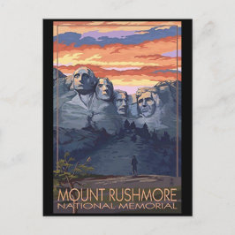 Mount Rushmore Vykort