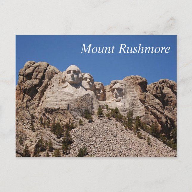 Mount Rushmore - vykort (Framsida)