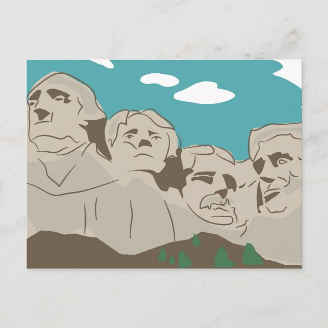 Mount Rushmore Vykort (Framsida)