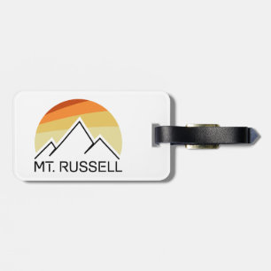Mount Russell Kalifornien Retro Bagagebricka