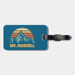 Mount Russell Kalifornien Retro Turkos Bagagebricka