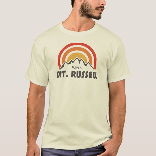 Mount Russell Kalifornien T Shirt (Framsida)