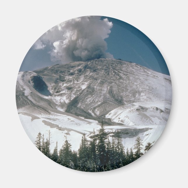Mount Saint Helens - Före Eruption Magnet (Framsidan)