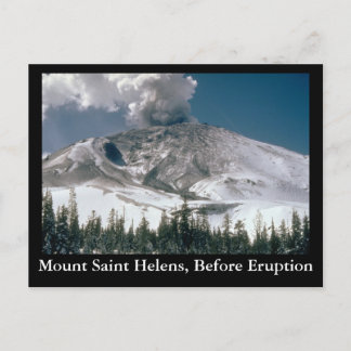 Mount Saint Helens - Före Eruption Vykort