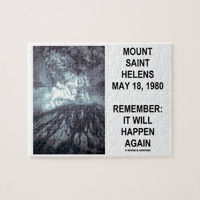 Mount Saint Helens maj 18, ska 1980 händer igen Pussel (Horisontell)