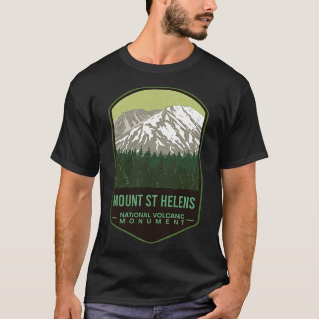Mount Saint Helens National Volcanic Monument T Shirt (Framsida)