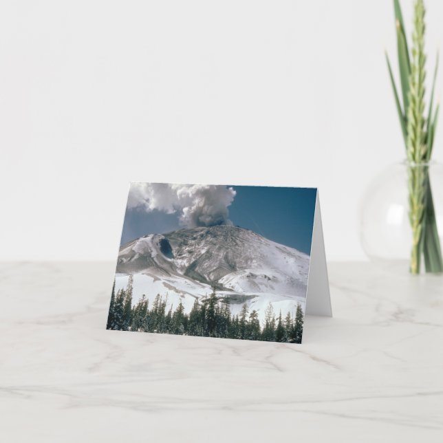 Mount Saint Helens - Pre-Utbrott Kort (Framsida)