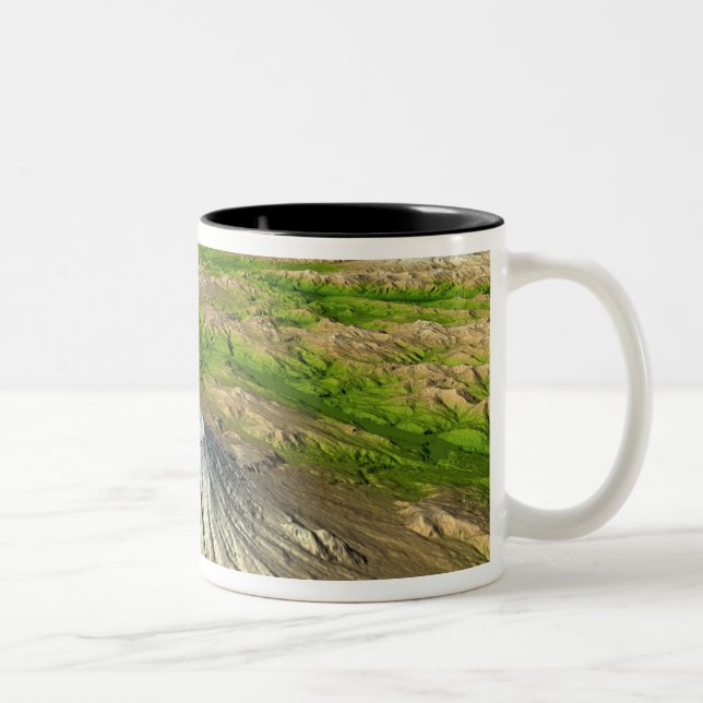 Mount Saint Helens Två-Tonad Mugg (Höger)