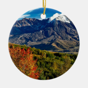 Mount Saint Helens, Washington Julgransprydnad Keramik