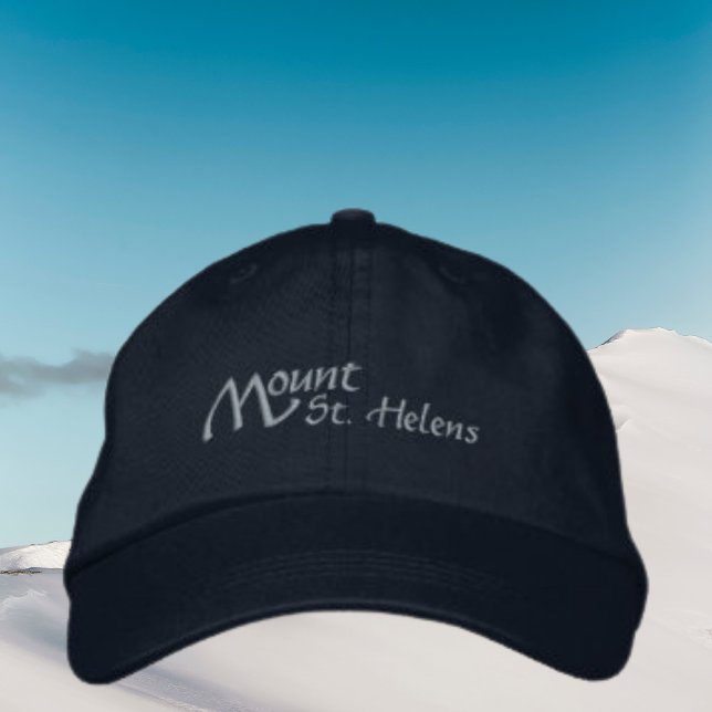Mount Saint Helens Washington USA Hat Broderad Keps (Skapare uppladdad)