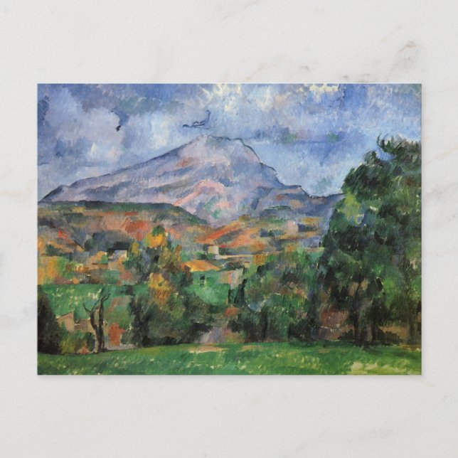Mount Sainte-Victoire av Paul Cezanne Postcard Vykort (Framsida)