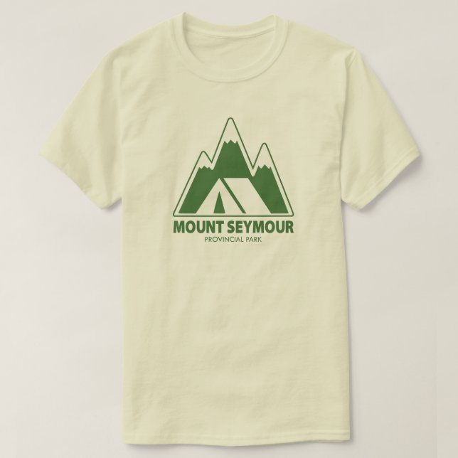 Mount Seymour Provincial Park Bergscamping T Shirt (Design framsida)