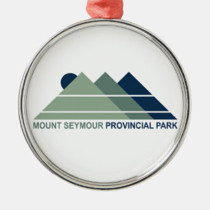 Mount Seymour Provincial Park Mountain Sun Julgransprydnad Metall